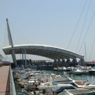 TENSILE STRUCTURE MARINA FIERA, GENOA, ITALY