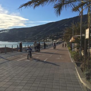 Pista ciclabile, Ospedaletti, Italia